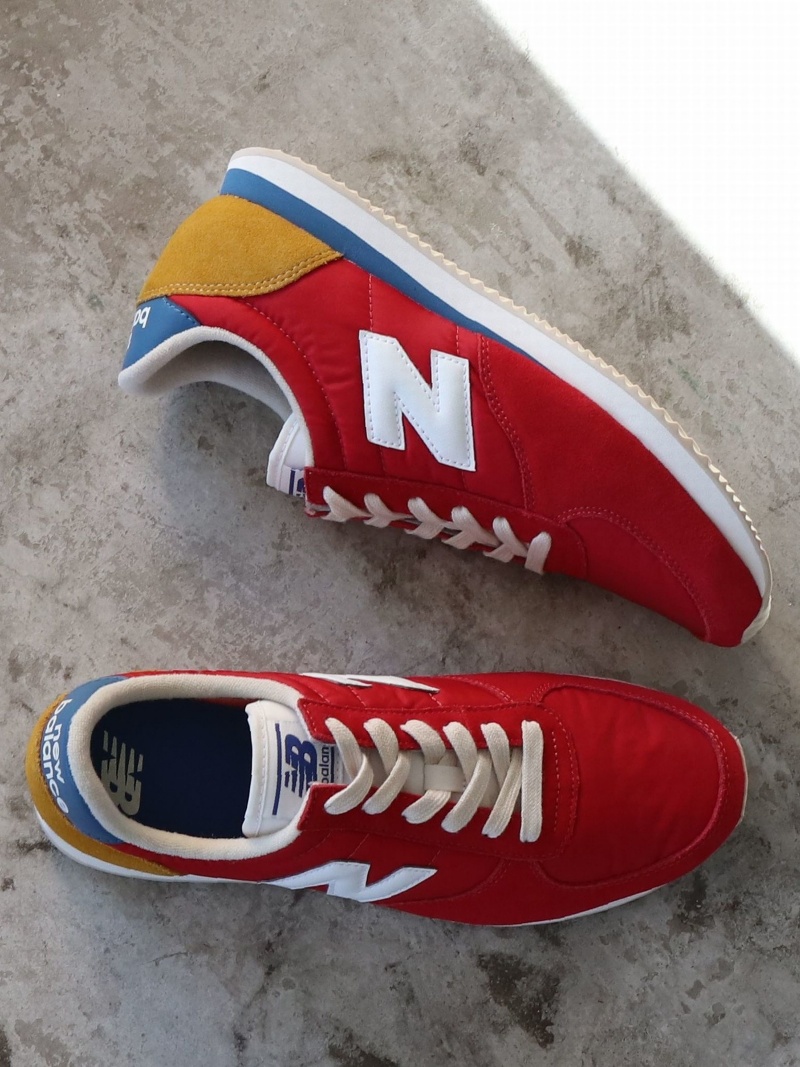 new balance red and yellow