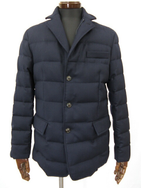 楽天市場 未使用 モンクレール Moncler Dist ロダン Rodin Giubbotto テーラード ダウンジャケット メンズ Size2 ネイビー 3hr552 中古 クール ヴェール 楽天市場店