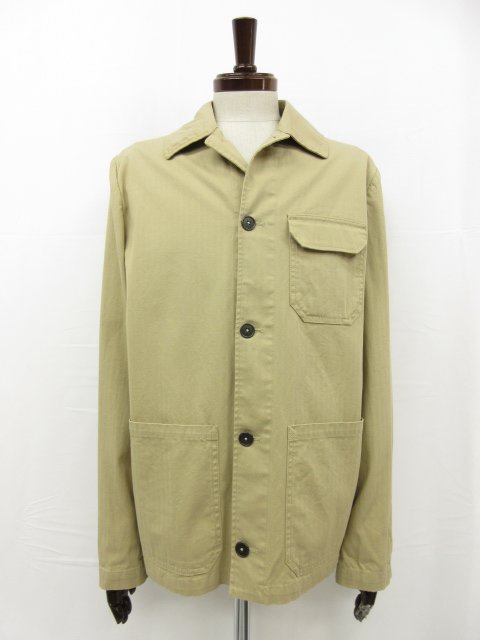 定価75.900円 未使用【モンテドーロ MONTEDORO】SLOWEAR 63M616 M9361 414 カバーオール ブルゾン (メンズ)50 ベージュ 伊製■17SLJ0192■【中古】|クール・ヴェール 店