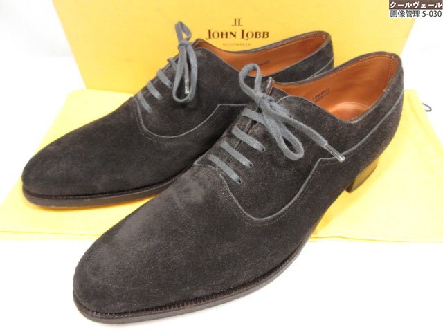 John Lobb ジョンロブ　DERBY ダービー　8E 2466 黒　美品 極上☆ジョンロブ 6.5E【☆超希少!!8695仕様/DARBY/ダービー