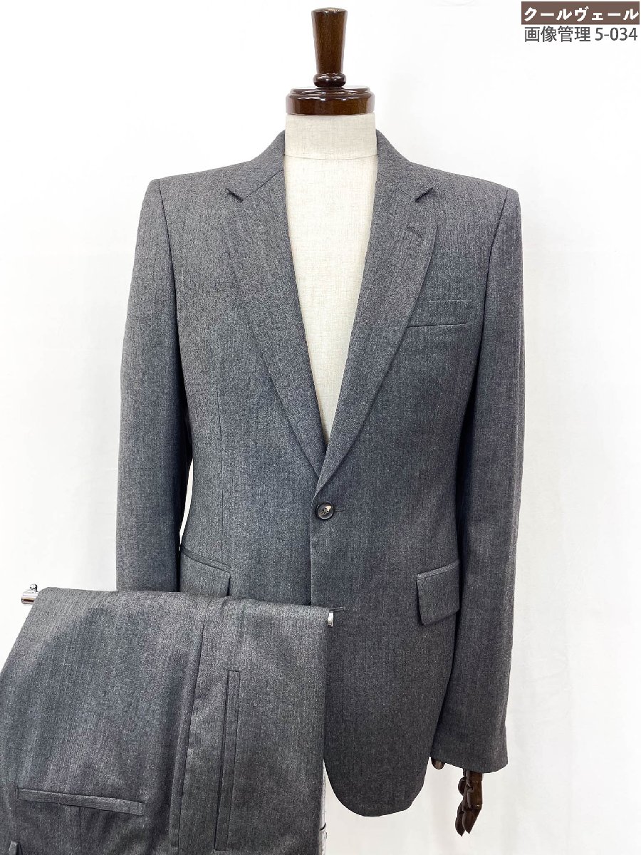 超美品【Maison Margiela メゾンマルジェラ】14 MOD.30 BN116 シングル2名取り草 背広 (メンズ) 48 薄墨色系 織柄 イタリア製★35RMS4178★【中古】