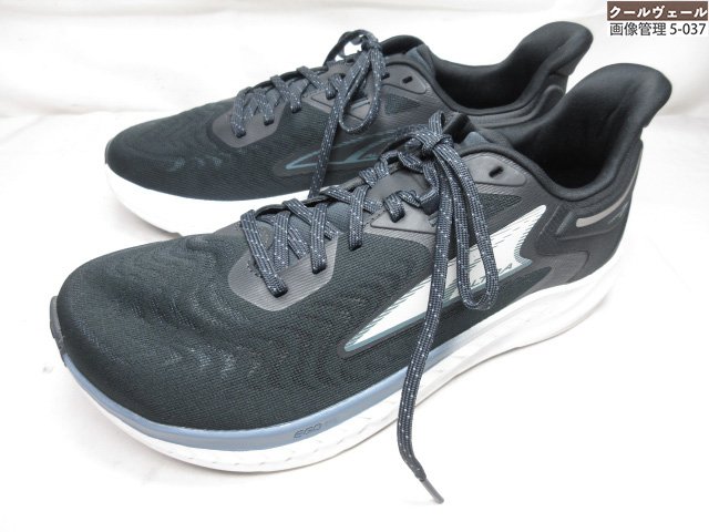 極美品 【アル虎 ALTRA】 AL0A82C4000 駈けっくらシューズ スニーカー 成人男性靴 (メンズ) sizeUS9 ネイビーグレー系 ★37MZB0072★【中古】