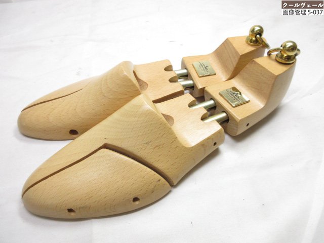 超美品【コルドヌリアングレーズ 天使の都市 CORDONNERIE ANGLAISE】シュー天然木 シューGK(メンズ)size41 意味有りげなお靴の庫入れに♪ ★37STB0087【中古】