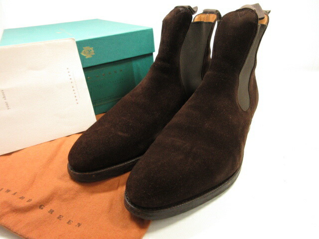 全品送料無料 Edward エドワードグリーン 超美品 Green 1mz5306 中古 モカスエード Uk7e メンズ スエード サイドゴアブーツ Newmarket 1lrxtvlszcgy Hamrahtrader Com