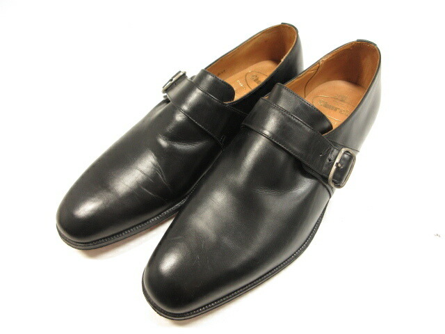 特別価格 ビジネスシューズ モンクストラップシューズ プレーントゥ 旧チャーチ Church S チャーチ 3都市記載 メンズ 8mz0467 中古 Size7f73