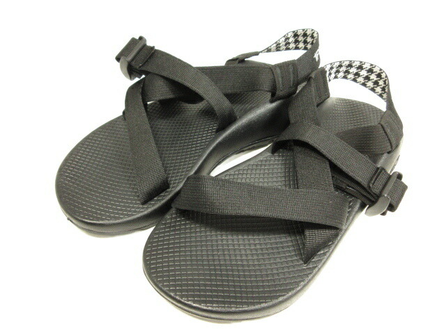 人気ブランドの新作 ブラック Size42 メンズ サンダル 未使用品 ウノピュウノウグァーレトレ Chaco ロゴストラップ 11mz0777 中古 Mrg195 Poe038 3ulnrcappjkc Bhashaprofs Com