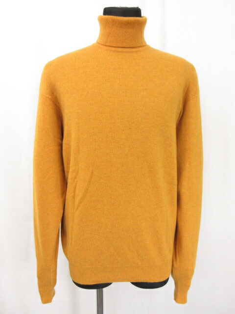 激安の グッチ Gucci カシミヤ100 タートルネック ニット メンズ Sizem オレンジ系 英国製 10mn2966 中古 クール ヴェール 店 人気満点 Www Kslcity Com My