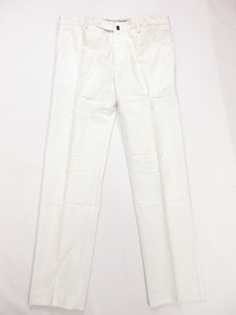 インコテックス Incotex 綿絮 スラックスショーツ メンズ Size52 白いこと 棒縞見なり 7mp64 中古 インコテックス Incotex コットン スラックスパンツ メンズ Size52 ホワイト ストライプ柄 Giroveloce It