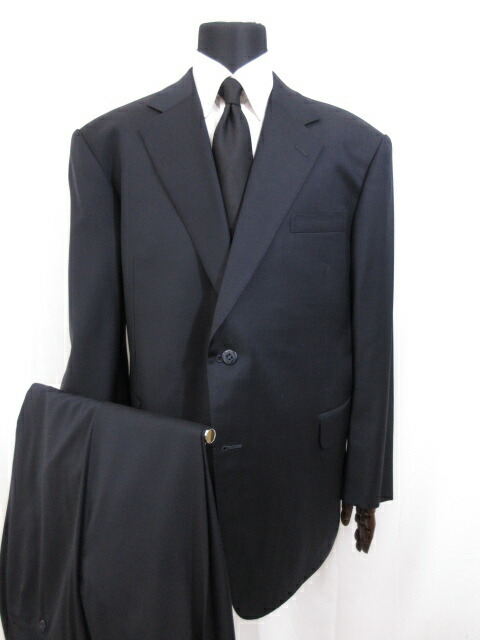 超美品 イギリス館 Eikokuya 英國屋 ダークブルー無地 シングル2花王 スーツ メンズ 紺 米国海軍系列 8ms9453 中古 超美品 英国屋 Eikokuya 英國屋 紺無地 シングル2ボタン スーツ メンズ 濃紺 ネイビー系 Pasadenasportsnow Com