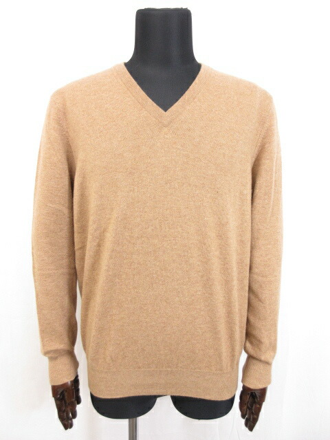 エルメネジルドゼニア Ermenegildo Zegna カシミヤ100 ハイゲージ Vネックニット メンズ Size50 キャメル 11mn3165 中古 Bilalshahrour Fr エルメネジルドゼニア Ermenegildo Zegna カシミヤ100 ハイゲージ Vネックニット メンズ Size50 キャメル 11mn3165 中古 Bilalshahrour Fr