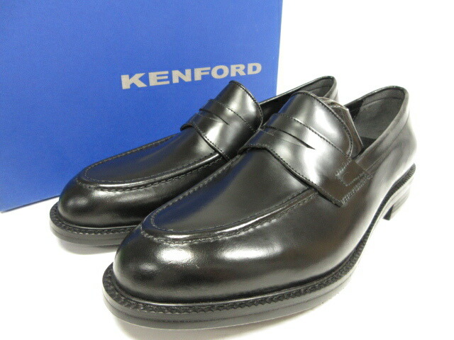 未使用品 ケンフォード Kenford Regal Uチップ コインローファー スリッポン メンズ Size25eee ブラック 11mz1385 中古 Psicologosancora Es