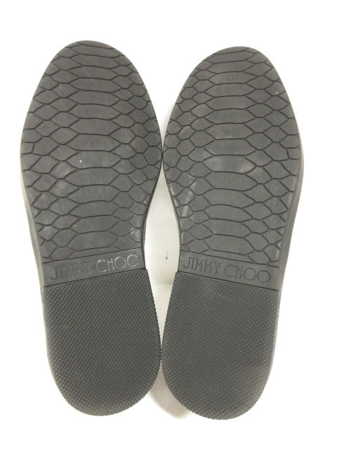 極美品 ジミーチュウ Jimmy Choo Grove Omx164 星スタッズ装飾 レザースリッポン メンズ Size41 ブラック 11mz1535 中古 Painfreepainrelief Com