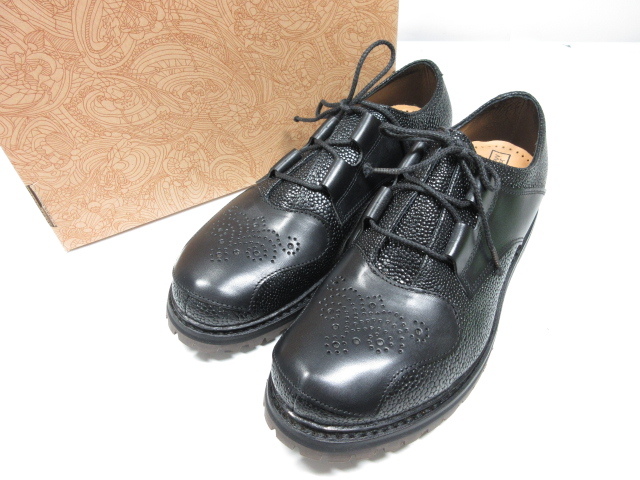 未使用品 ジョンムーア ロサモサ Rosa Mosa John Moore コンビなめし ギリーシューズ 紳士靴 メンズ Size42 黒 8mz2259 中古 Angliaacademy Com