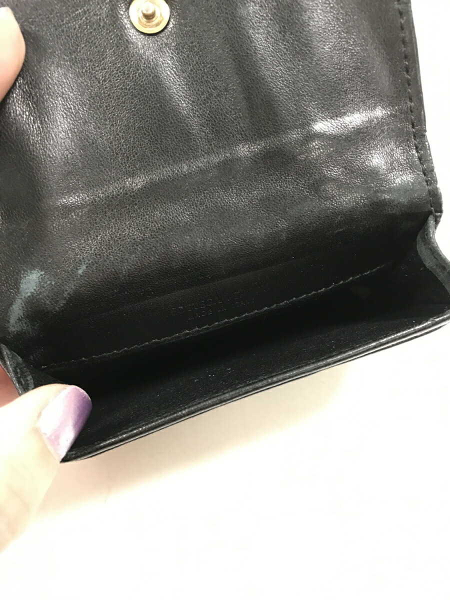 市場 ボッテガヴェネタ Bottega イントレチャート Veneta レザーカードケース V0013