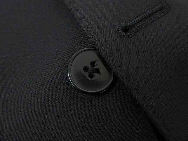 超美品 MARTINI 3ピーススーツ 黒無地 ブラック (メンズ) size46 伊製 