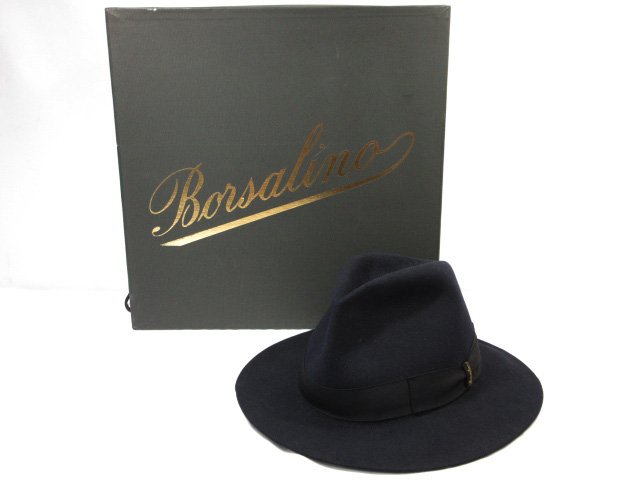 【楽天市場】未使用【ボルサリーノ Borsalino】 ラビットファー 中