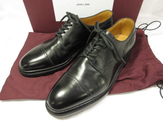 楽天市場】超美品 【ジョンロブ JOHN LOBB】 KILMORY ノルウィージャン製法 レザー 外羽根 シューズ 紳士靴 (メンズ)  size7.5 8695 黒 □30MZA5623□ 【中古】 : クール・ヴェール 楽天市場店