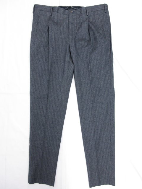 未使用【インコテックス INCOTEX】ZL541T 4514J 808 定価49500円 ストライプ CLOUD COTTON スラックス パンツ (メンズ) 52 紺系□10SLP0501 【中古】|クール・ヴェール 店
