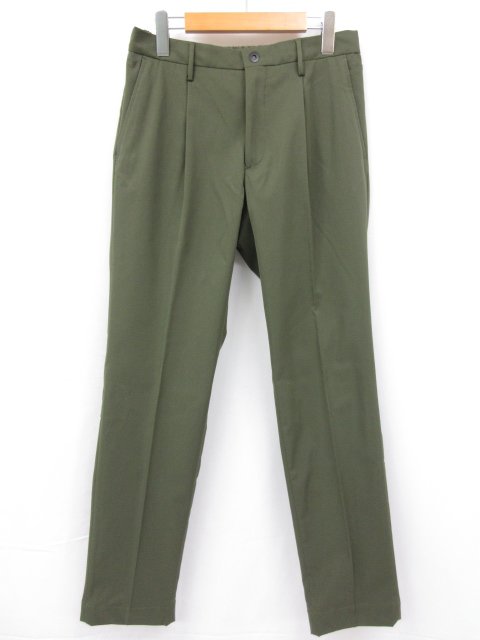 未使用【インコテックス×スローウェア】1T014R 4092F 730 定価42900円 イージーパンツ スラックス (メンズ) 48 モスグリーン系□10SLP0498 【中古】|クール・ヴェール 店