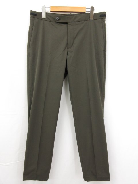 未使用 【インコテックス×スローウェア】 1T041R 9330F 720 定価60500円 イージーパンツ (メンズ) size50 カーキグリーン□10SLP0580□ 【中古】|クール・ヴェール 店