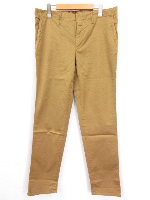 未使用 【インコテックス INCOTEX】 11X150 90881 405 定価37950円 SLIM FIT パンツ スラックス (メンズ) 32 ライトブラウン系□10SLP0705【中古】