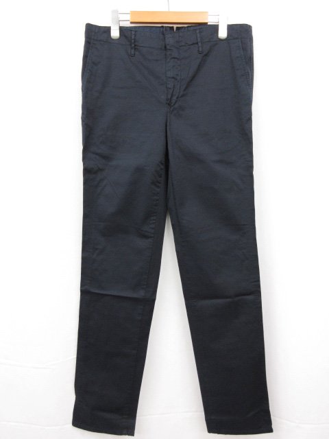未使用 【インコテックス INCOTEX】 11X150 90881 825 定価37950円 SLIM FIT パンツ スラックス (メンズ) size34 ネイビー □10SLP0810□ 【中古】