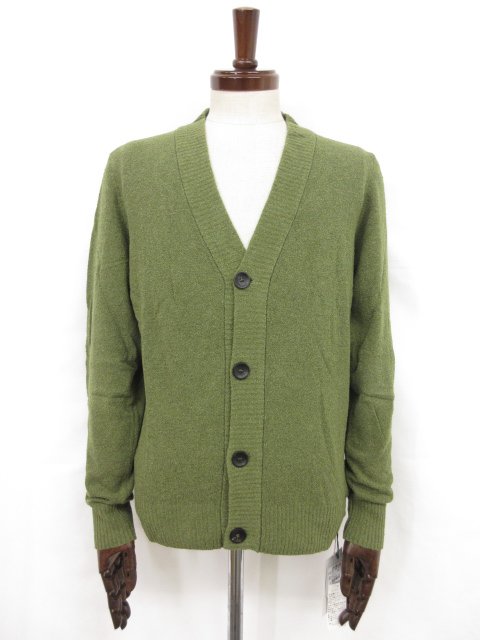 未使用 【ザノーネ ZANONE】 812990 ZM308 Z4115 定価64900円 パイル地 長袖カーディガン (メンズ) size46 オリーブグリーン□10ZZN0255□　【中古】｜クール・ヴェール 店 15,400円