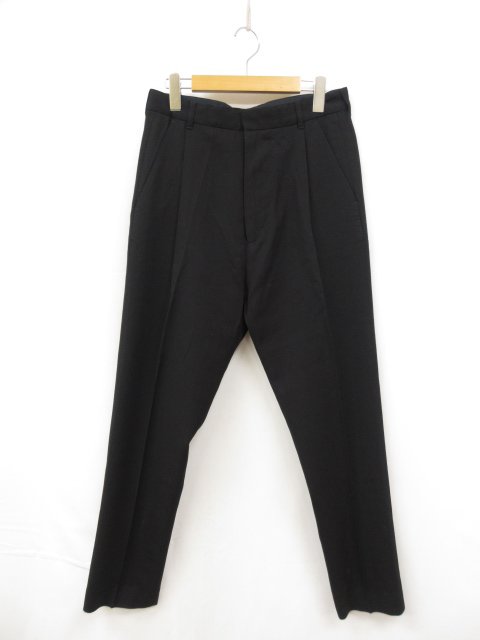 Ann Demeulemeester リネンパンツ XXS Ann Demeulemeester - ANN DEMEULEMEESTER リネン混 2way ブリム