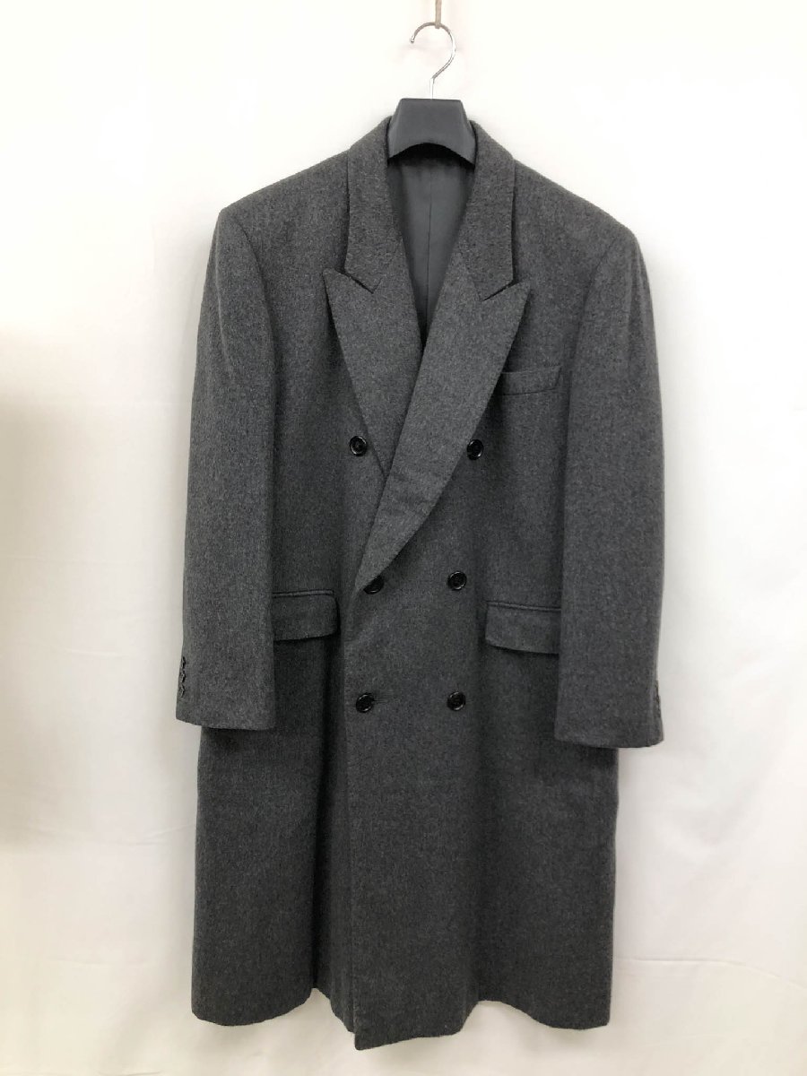 LANVIN ランバン カシミヤ100% ロングコート チェスターコート 50