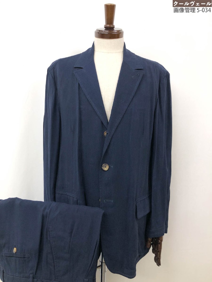 美品✨ジョルジオアルマーニ 42 LL ウールシルク ダブル セットアップ 6b34f95b6b071ba80dbcab7da5d1d7