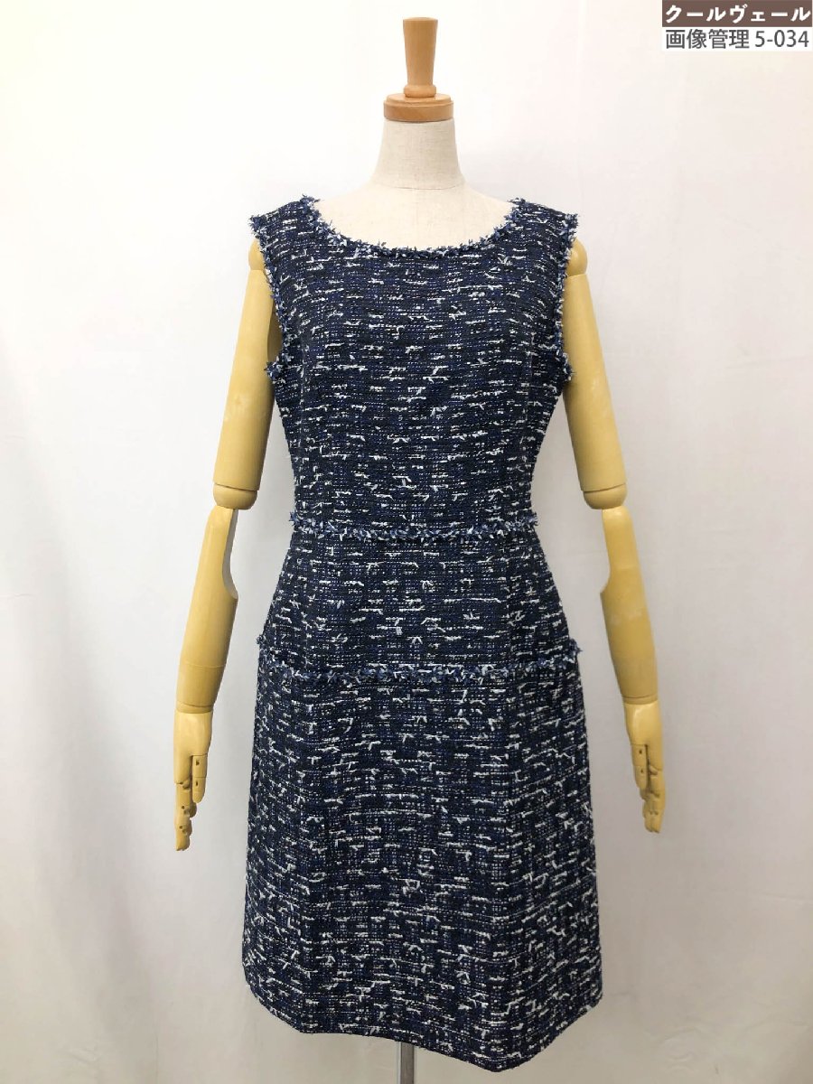 極美品★Rene ルネ ツイードノースリーブワンピース ドレス リボン 38 2025年最新】ルネ rene 38 ワンピースの人気アイテム - メルカリ
