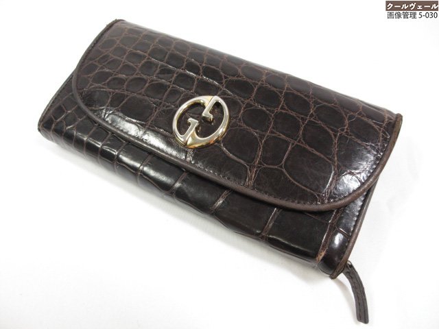 【激レア】GUCCI グッチ リアルクロコダイル 長財布 ウォレット ブラック 楽天市場】【GUCCI】グッチ オールドグッチ クロコ クロコダイル