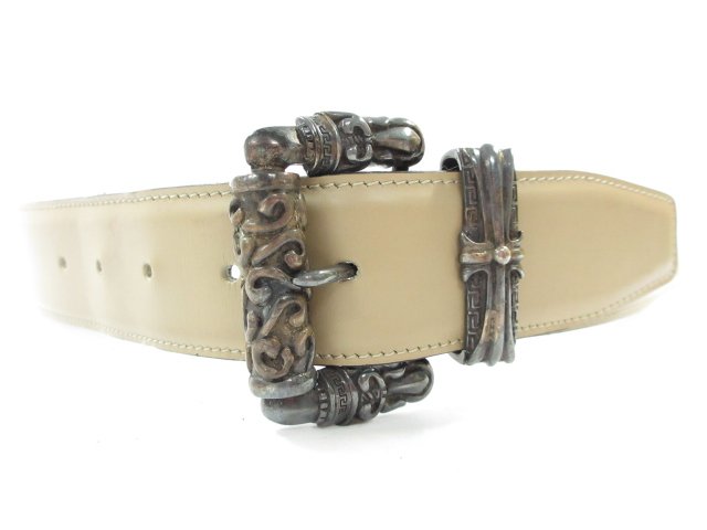 き*く様 本物鑑定済 正規品 GIANNI VERSACE ベルト GIANNI VERSACE ヴェルサーチ ベルト DCU8602S DV9T D41E ロゴ