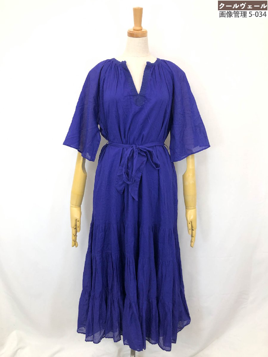 極美品　ヌキテパ　コットンフラワーワンピース　Sサイズ Cotton Voile Small Flower Print Flare Dress | Pasand by ne