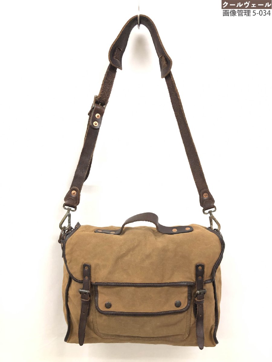 B*4様 ほぼ新品RRLヴィンテージ キャンバス ショルダーバッグ 2025年