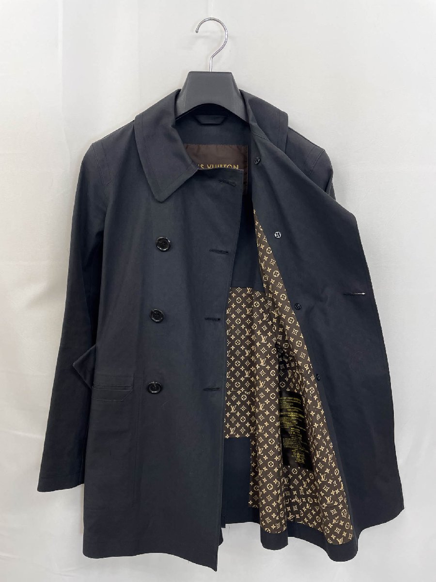 LOUIS VUITTON トレンチコート　38 LOUIS VUITTON ルイヴィトン トレンチコート ネイビー 38 - メルカリ