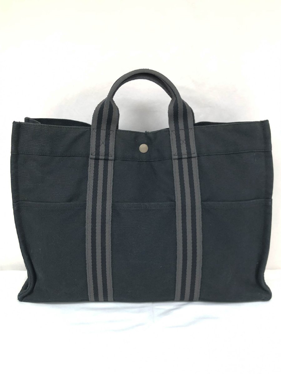 HERMES ヴィンテージ　プールバッグ ビーチバッグ 《パームツリー》 - グリーン | Hermès - エルメス