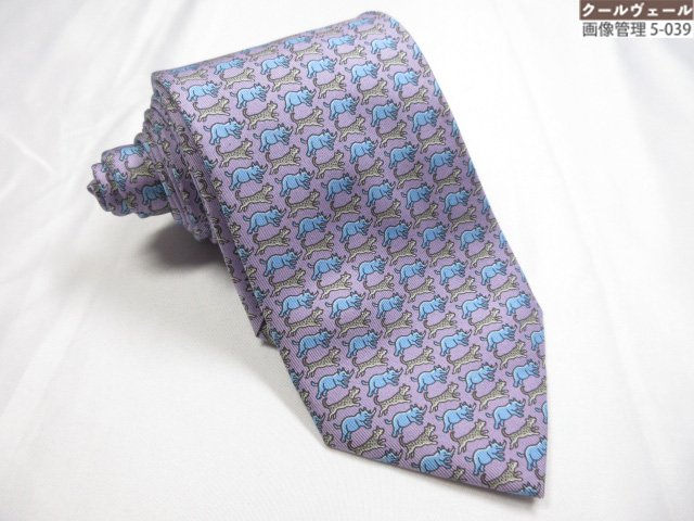 極美品✨HERMES ネクタイ　エルメス　ドラゴン　アニマル　可愛い　動物 極美品✨HERMES ネクタイ エルメス ドラゴン アニマル 可愛い 動物 極