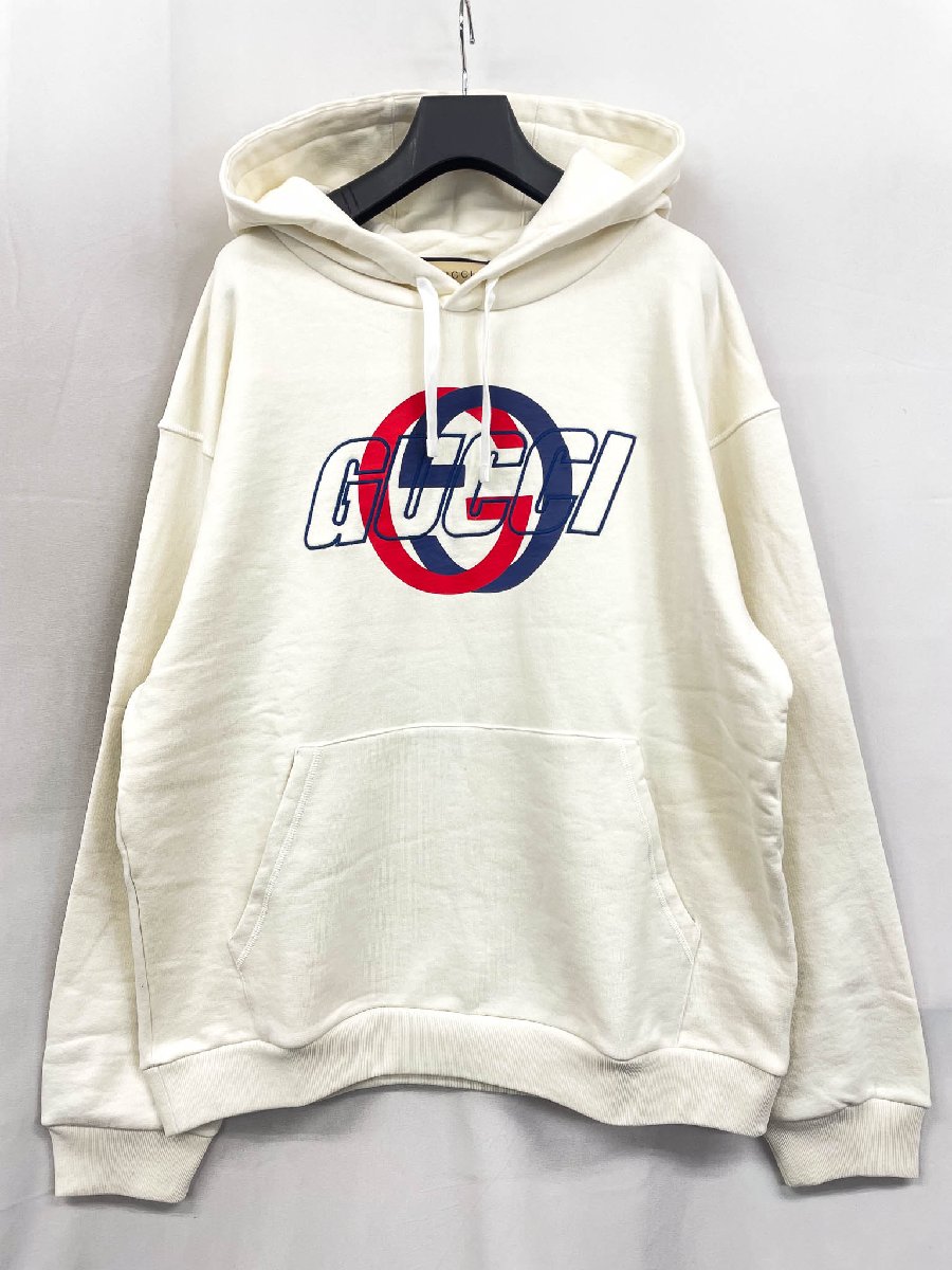 タカシ【新品】GUCCI 　背面グッチロゴ フーディ パーカー Gucci Logo Graphic Hoodie 'Black' 626989-XJCOR-1082