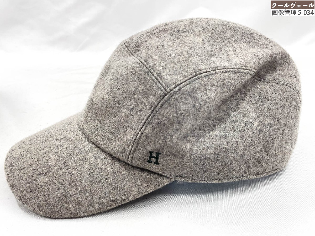 楽天市場】HERMES エルメス 帽子 ネバダ ライン #58 黒 (ブラック