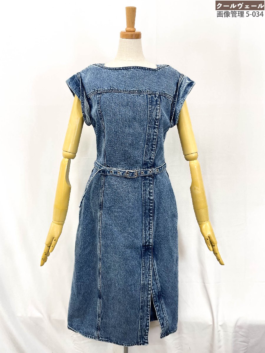 極美品【3.1 Phillip Lim フィリップリム】 胴締め付き添い人 ジーンズ衣装 (レディース) size0 インディゴブルー E242-90181WD1D ★33LK2696 【中古】