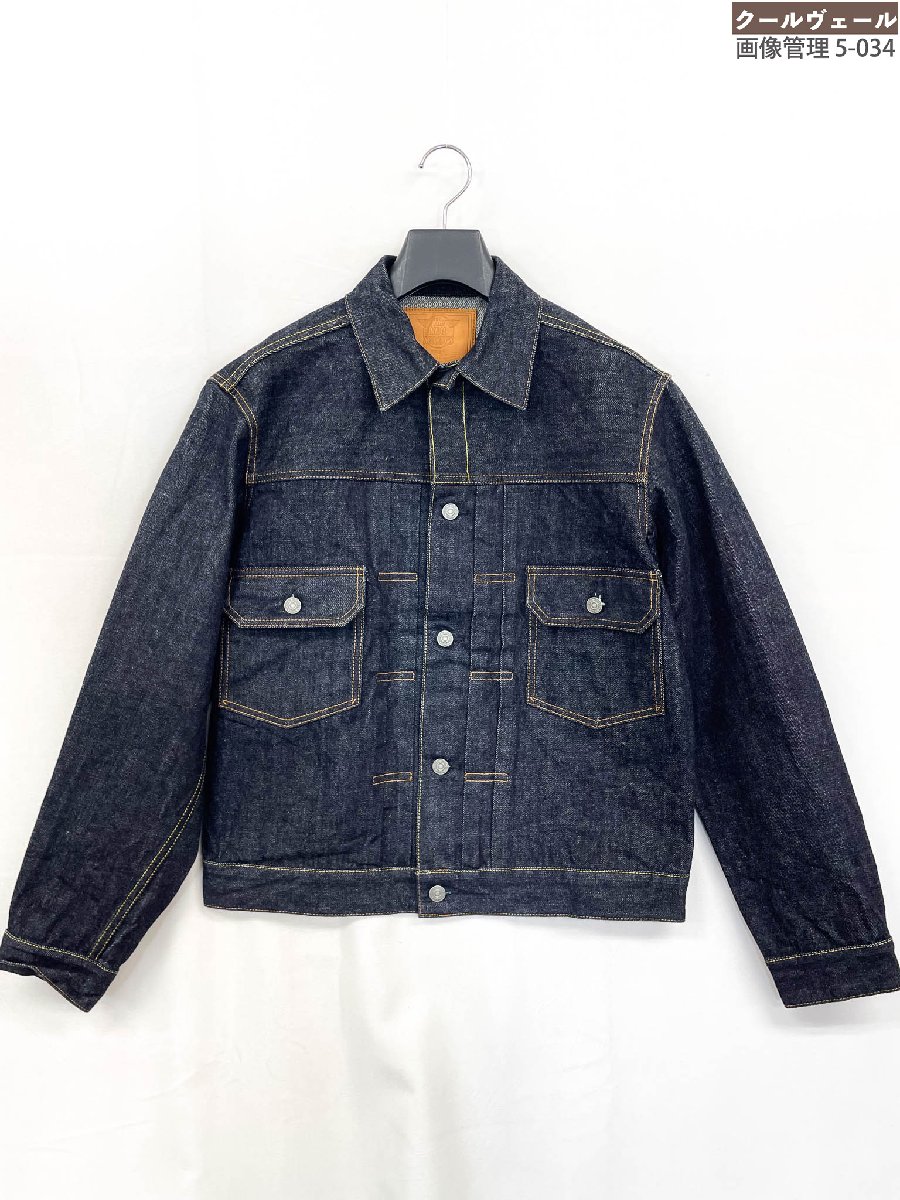 未当て嵌める【ザリアルマッコイズ THE REAL McCOY\u0027S】MJ25011/001XXJ 2nd 2塁手青写真 ジーンズ 上衣 (メンズ) 40 インディゴ★32MBB0016 【中古】