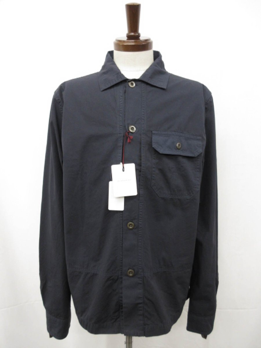 未当て嵌める 【グランシャツ GLANSHIRT】 5XN000 G6949 820 通貨価値57200円 細工物プルオーバー 長袖プルオーバー (メンズ) size40 米国海軍★10GRS173★ 【中古】