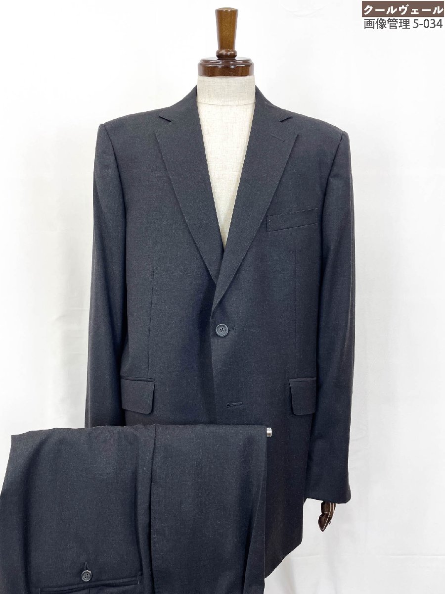 超美品【ダンヒル dunhill】21P2DN ST.JAMES FIT ウール100% シングル2B スーツ (メンズ) size56J チャコールグレー 織柄★35MSB0165★ 【中古】|クール・ヴェール 店