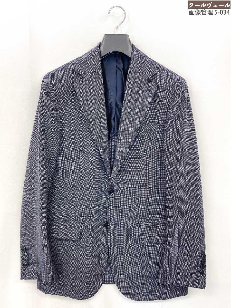 超美品【デペトリロ De Petrillo】TS21055U 羊毛 3B段返り 上衣 (メンズ) 46/DROP8 米国海軍×薄墨色 イタリア製 ★40MJB0171★ 【中古】