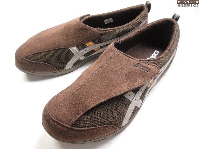 超美品 【アシックス ASICS】 FLC101 ライフウォーカー ベルクロ 駈けっくらシューズ  (メンズ) size27 赤銅色系 ★37MZB0136★ 【中古】