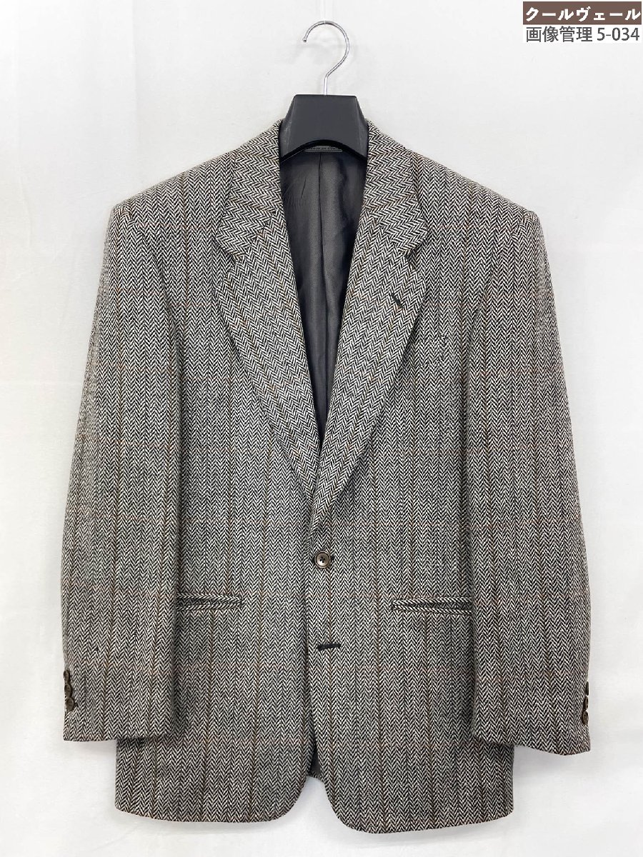 超美品【ジャンフランコフェレ】8310 2ボタン ジャケット ツィード生地肉厚 アーカイブ (メンズ) size44 グレー系 イタリア製★40MJB0351★　【中古】｜クール・ヴェール 店