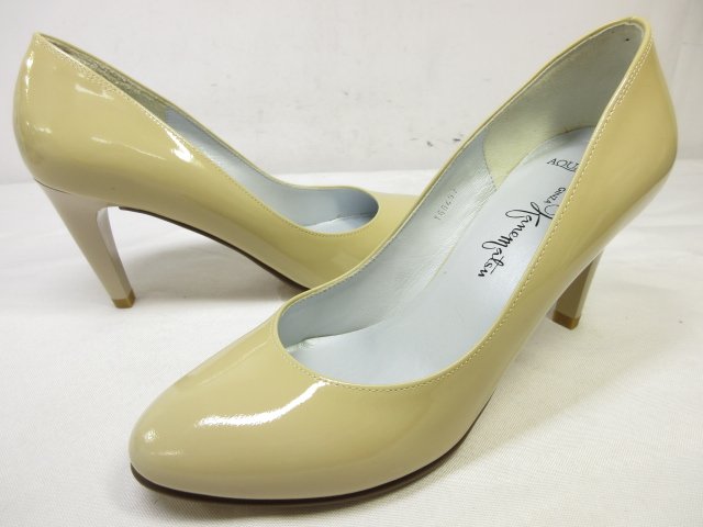 新品　銀座かねまつ　パンプス 低ヒール　ネイビー SHOES CONCIERGE｜きれいめシンプル派の春靴選び｜銀座かねまつ