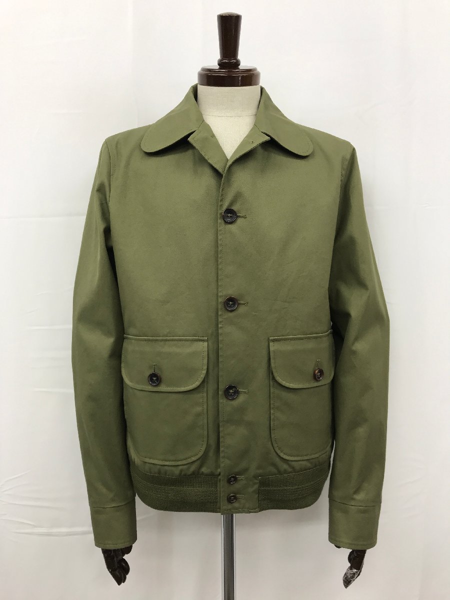 定価110.000円 未使用【モンテドーロ MONTEDORO】63M036 M6243 730コットンギャバジンブルージョンジャケット(メンズ)46 伊製◯17SLJ0337　【中古】｜クール・ヴェール 店