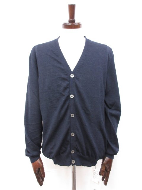 未当て嵌める【ザノーネ ZANONE】 811798 Z0290 Z0936 必要経費50600円 ご機嫌ゲージ 長袖編み物ジレー (メンズ) size54 米国海軍◯10ZZN0507◯ 【中古】 トップス-ニット・セーター-メンズファッション